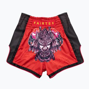 Fairtex Children's Boxing Shorts BSK2108 'Silent Warrior' red