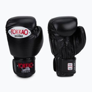 YOKKAO Matrix boxing gloves black BYGL-X-1