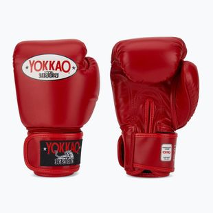 Men's boxing gloves YOKKAO Matrix red