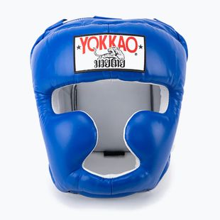 Men's boxing helmet YOKKAO Training blue