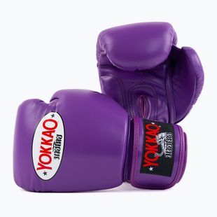 Men's boxing gloves YOKKAO Matrix flash purple