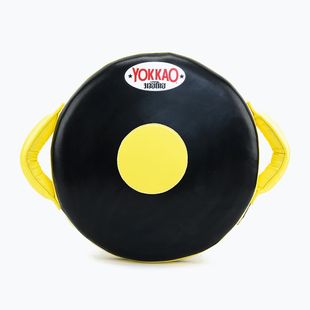 Training shield YOKKAO Round black/yellow