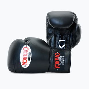 YOKKAO Matrix Lace Up men's boxing gloves black