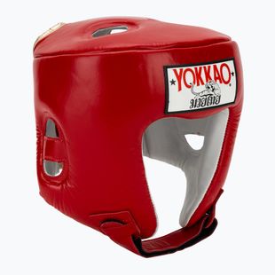 Boxing helmet YOKKAO Competition red