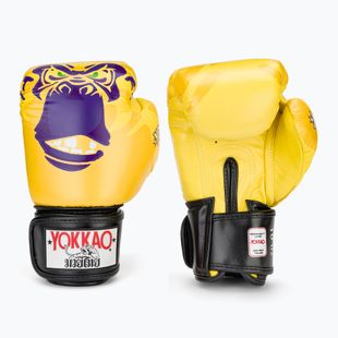 Men's boxing gloves YOKKAO Primate yellow