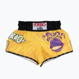 Men's YOKKAO Primate CarbonFit training shorts yellow