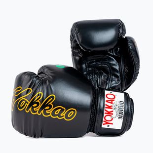 Men's boxing gloves YOKKAO Wax black