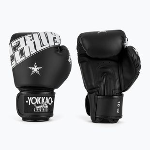 Boxing gloves YOKKAO Lettering Boxing black