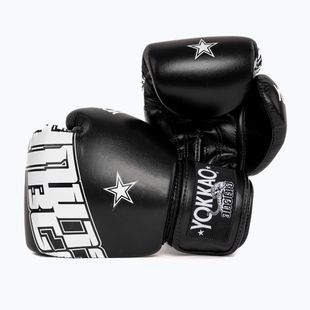 Boxing gloves YOKKAO Lettering Boxing black