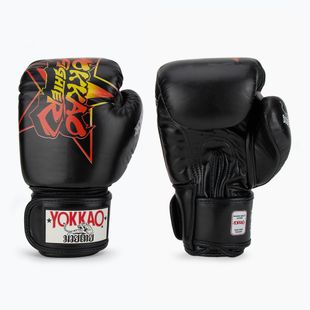 YOKKAO Fighter KO men's boxing gloves black