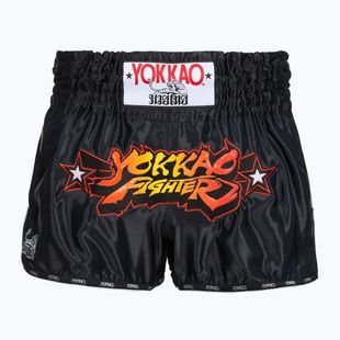 Men's training shorts YOKKAO Fighter KO Muay Thai black