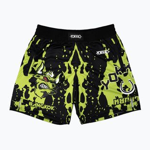 Men's training shorts YOKKAO Angry Bull Workout black