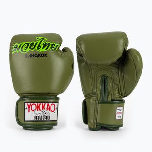 Boxing gloves YOKKAO Late Show Boxing olive