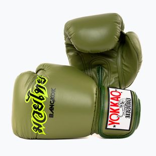 Boxing gloves YOKKAO Late Show Boxing olive