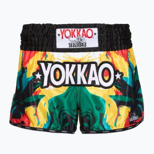 Men's training shorts YOKKAO Sunday Trip Muay Thai gold