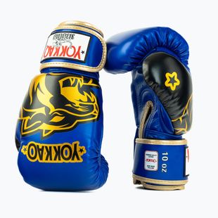 Boxing gloves YOKKAO Original Boxing Gloves electric blue