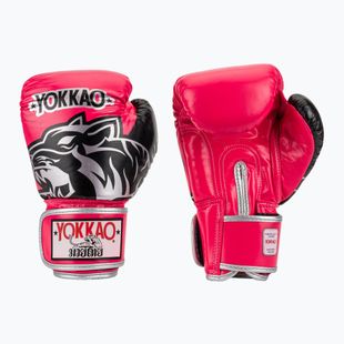 Boxing gloves YOKKAO Original Boxing Gloves fuchsia