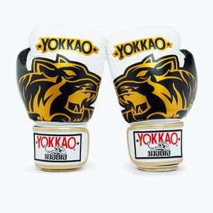 Boxing gloves YOKKAO Original Boxing Gloves absolute white