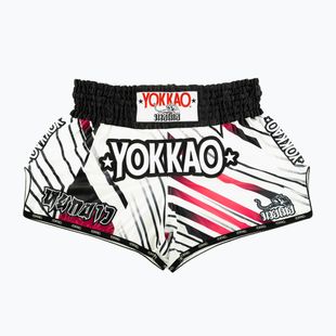 Men's training shorts YOKKAO Power Muay Thai white