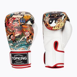 Top King Boxing Culture white/red TKBGCT-SL-1C1 boxing gloves