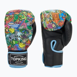 Top King Boxing Culture black TKBGCT-TH-SL-BK boxing gloves