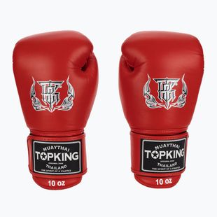 Top King Muay Thai Ultimate red boxing gloves