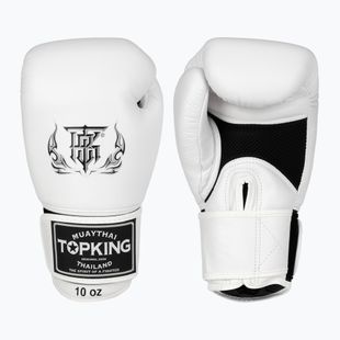 Top King Muay Thai Ultimate Air boxing gloves white
