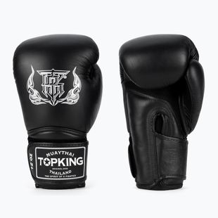 Top King Muay Thai Super Air boxing gloves black