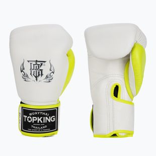 Top King Boxing Reborn white/yellow boxing gloves