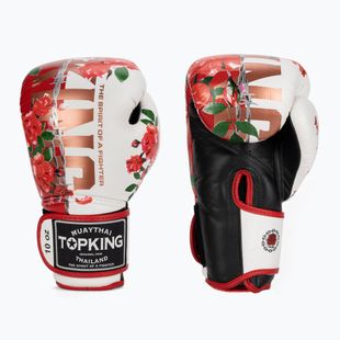 Top King Boxing Gloves Rose white
