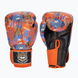 Top King Boxing Wild Tiger black/orange boxing gloves