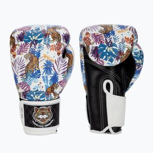Top King Boxing Wild Tiger black/white boxing gloves