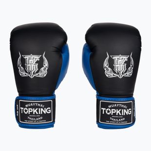 Top King Reborn Boxing Gloves Semi Leather black/blue