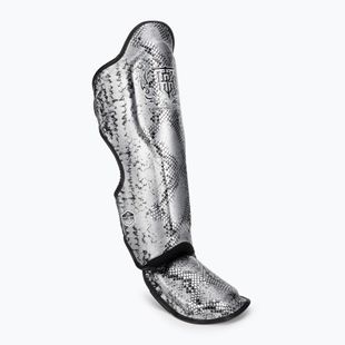 Top King Super Star black/silver tibia protectors