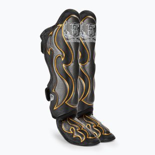 Top King Empower black/silver tibia and foot protectors