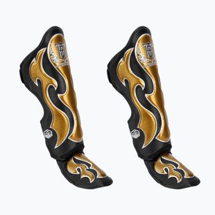 Top King Empower black/gold tibia and foot protectors