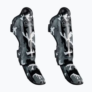 Top King Empower Camouflage grey tibia and foot protectors TKSGEM-03-GY-L