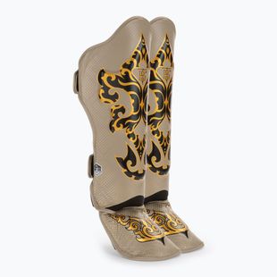 Top King Kanok beige tibia and foot protectors