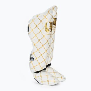 Top King Chain white/gold tibia and foot protectors