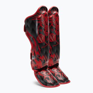 Top King Dragon tibia and foot protectors black