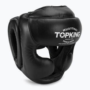 Top King Full Coverage boxing helmet black