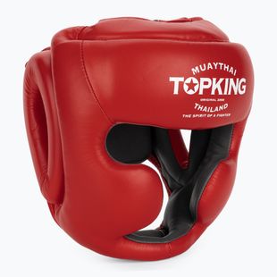 Boxing helmet Top King Full Coverage red