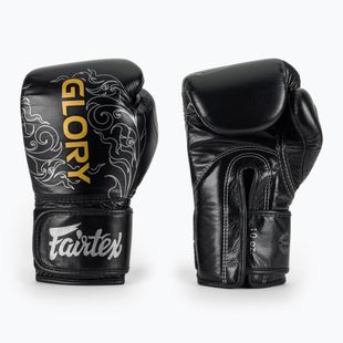 Fairtex Glory Kickboxing Competition Training Boxing Gloves black/silver