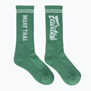 Fairtex SOCK2 green socks