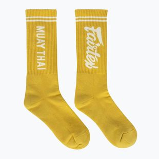 Fairtex SOCK2 yellow socks