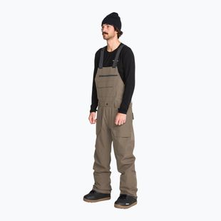 Men's snowboard trousers Volcom Roan Bib Overall teak