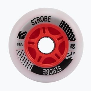 K2 Strobe 90mm/85A rollerblade wheels 2 pcs white 30G3100/11/UNI