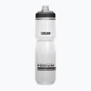 Bicycle bottle CamelBak Podium Chill 710 ml white/black