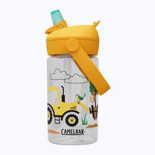 Travel bottle CamelBak Thrive Flip Straw Kids 400 ml tractors and trees
