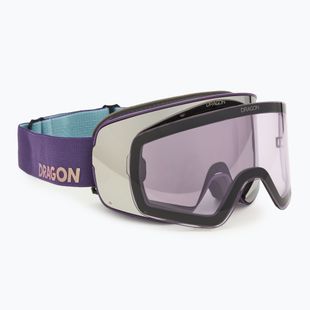 DRAGON NFX2 deep plum/lumalens silver ion+lumalens voilet ski goggles